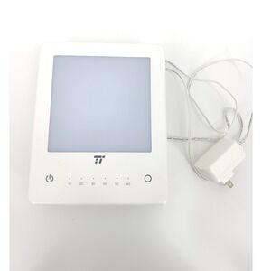 TaoTronics Light Therapy Lamp TT-CL011 White UV-Free 10000 Lux Timer Sun Lamp
